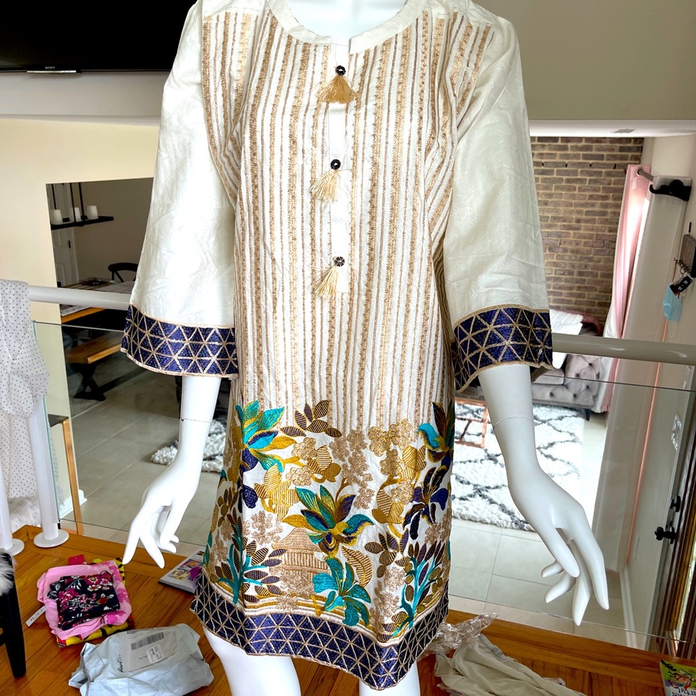 Indian pakistani embroidered kameez